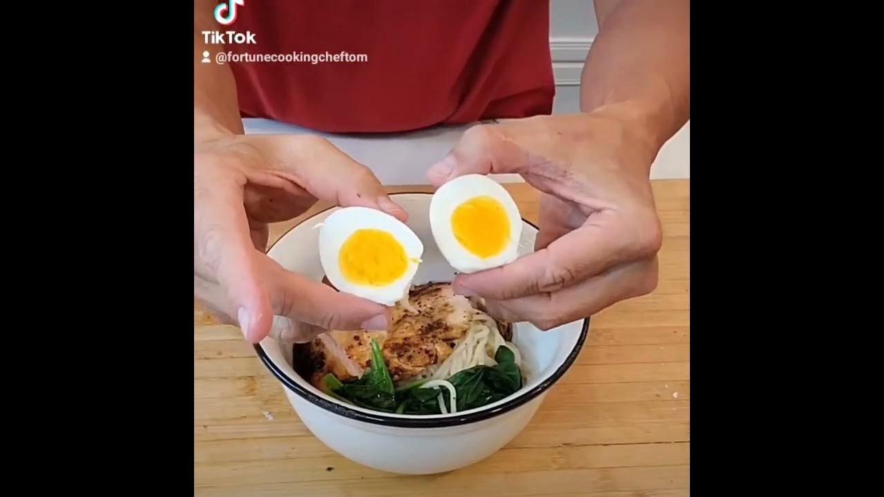Hot Chicken Noodles Soup or use Ramen Noodles - YouTube