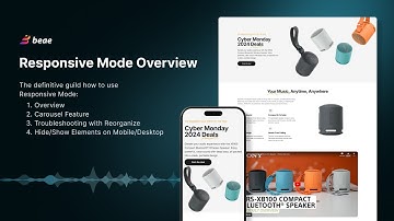 Responsive Modes Overview in Beae