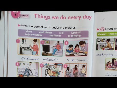 انكليزي الصف الخامس الابتدائي كتاب الطالب صفحة 26 27 الوحدة الثانية Lesson 3