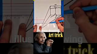Amazing 3D Real Illusion On Paper #3dart #3ddrawing #3dfigure #drawingtutorial #paperart #easy3d