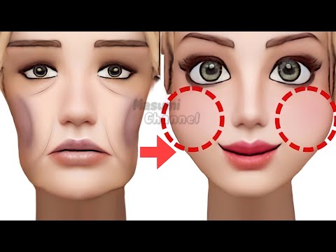 Only 4mins! Get Chubby Cheeks Naturally with this BALLOON Face Exercises & Face Yoga! NO Talking