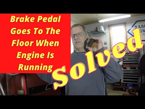 Brake Pedal Goes to Floor When Engine Running – Is This Normal or Not?