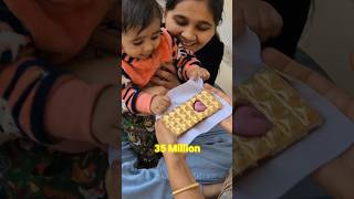 Wife ko 24K Gold Chocolate Gift kiya 😍 #vlog #shorts