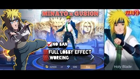 MINATO x GUSION Naruto Shippuden In MLBB || BY JONEL GAMING