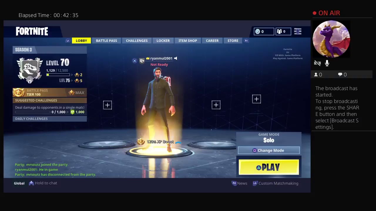 ryanmul2001's Live PS4 Broadcast