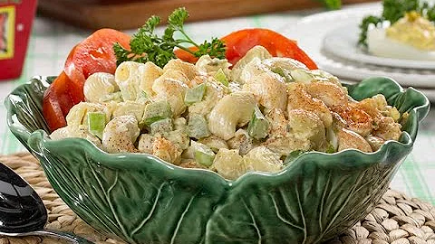 Deviled Egg Macaroni Salad