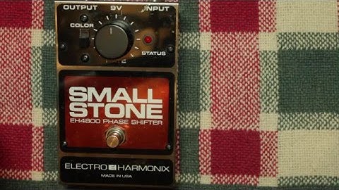Electro Harmonix Small Stone (V.4) Phaser Pedal Demo