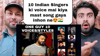 ONE MAN 10 INDIAN SINGERS  STYLES/VOICES | ONE GUY MANY VOICES CONCEPT -BOLLYWOOD)