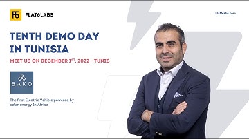 Bako Motors Pitch | Flat6Labs 10th Demo Day in Tunis | #f6ldemoday