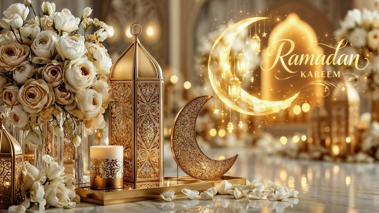 Ramadan Tv Art 2026 Islamic Background Ambience | Art Corner Tv أجمل خلفية شاشة رمضان