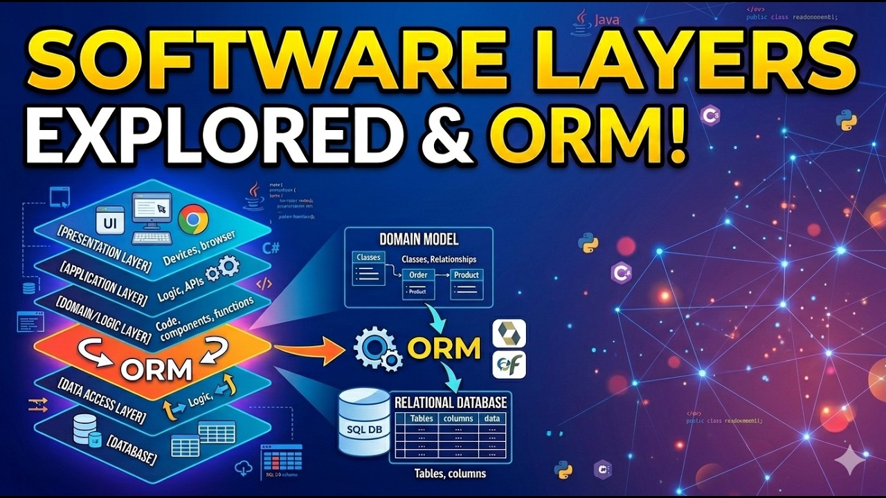 Basics of Software Layers and ORM || Software Engineering - YouTube
