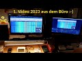 1. Video aus dem Büro 2023... 2 Monitore ► OBS rechts, KiwiSDR links