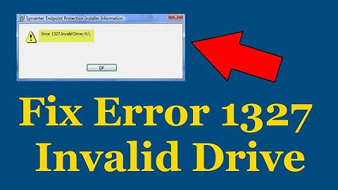Fix Error 1327 – Invalid Drive When Installing or Uninstalling Programs on Windows 10