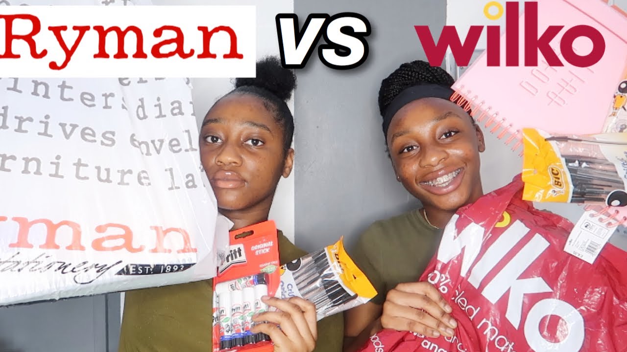 BACK TO SCHOOL SUPPLIES HAUL!| RYMANS VS WILKO