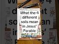 Quick Bible study teaching and notes on Jesus’ Parable of the Sower