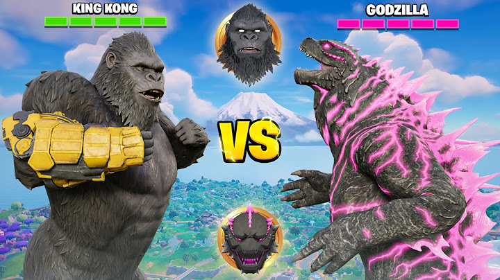 The GODZILLA VS KONG Boss Challenge In Fortnite