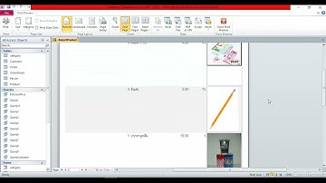 การสร้างรายงานใน Access # Create Report