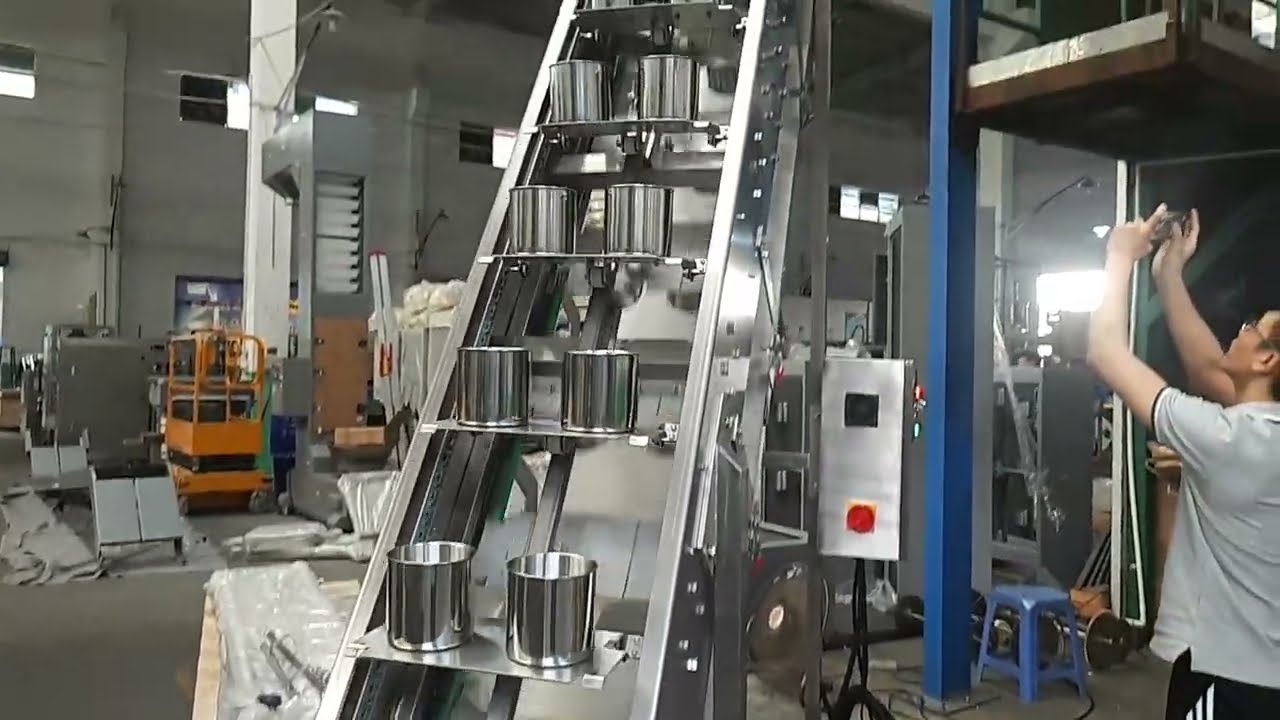Cup conveyor - YouTube