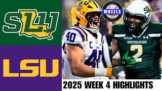 Lsu Vs Southeastern Louisiana Week 4 2025 College Football Highlights