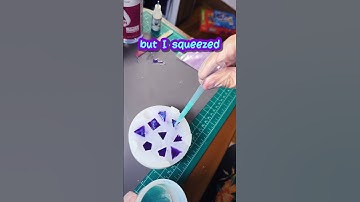 Nearly RUINING these Galaxy dice... with a BUBBLE #resin #resinartist #dnd