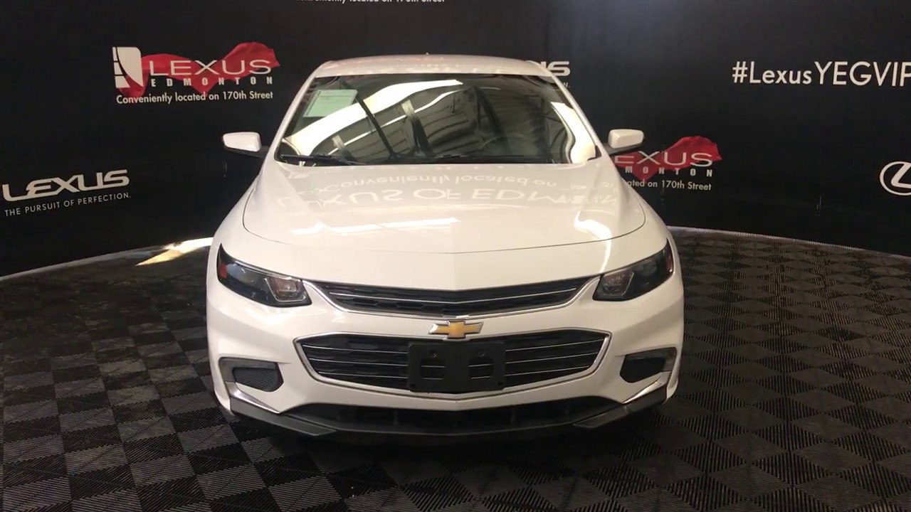 White 2017 Chevrolet Malibu LT Review Edmonton Alberta - Lexus of