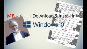 MB Sindhi Download and Installation in Windows 8 & 10 Short