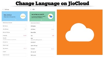 How to Change Language on JioCloud app | Language Settings on Jio Cloud | Techno Logic | 2023