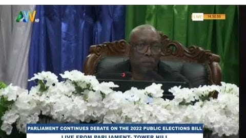 LIVE NOW PARLIAMENT ON THE PUBLIC ELECTIONS BILL