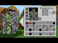 Bedrock Golem Inventory Shop! MINECRAFT INVENTORY CHALLENGE! Animation