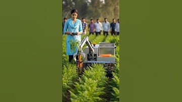 High-Tech Robot Collects Carrots Smoothly | Smart Agriculture#shorts#farming#short