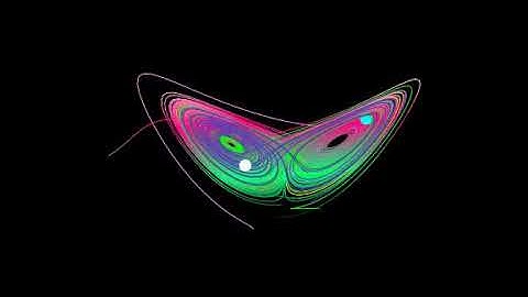 The Butterfly Effect (Lorenz Attractor) with fortran90 and gnuplot