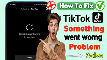 How to Fix TikTok Something went wrong problem 2025!! TikTok is Down Server || Why TikTok Ban😢
