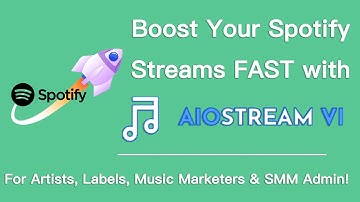 Boost Your Spotify Streams FAST with AIOStream | For Artists, Labels, Music Marketers & SMM Admin!