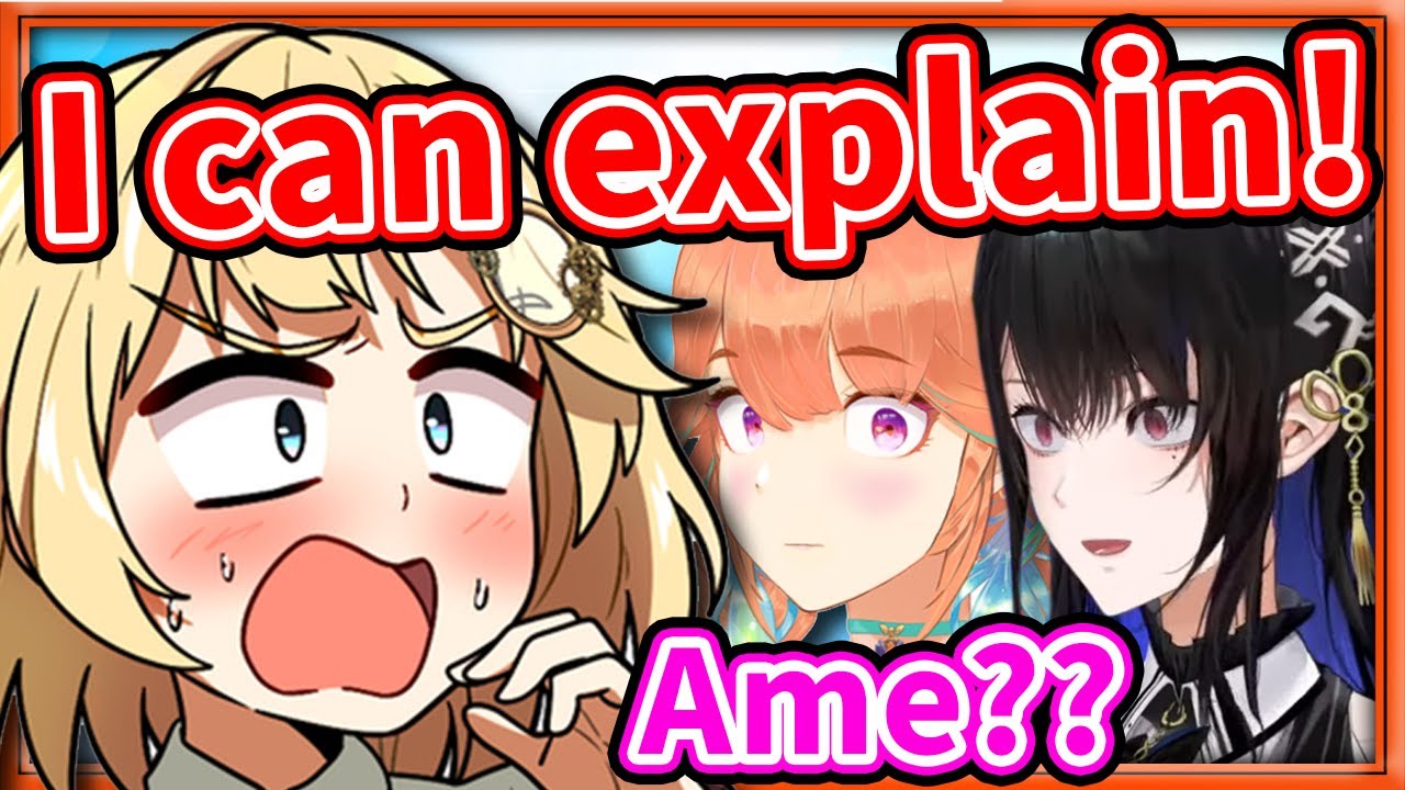 Ame Response to Suddenly Joining Kiara and Nerissa's Private VC Session 【HololiveEN】