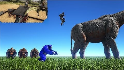 Throw Player Ability TEST (outdated :/) - How far and high can the Gigantopithecus throw a Player?
