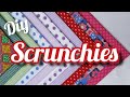 2 IDEIAS DE XUXINHA FEITO COM RETALHOS - FÁCIL /DIY #SCRUNCHIES