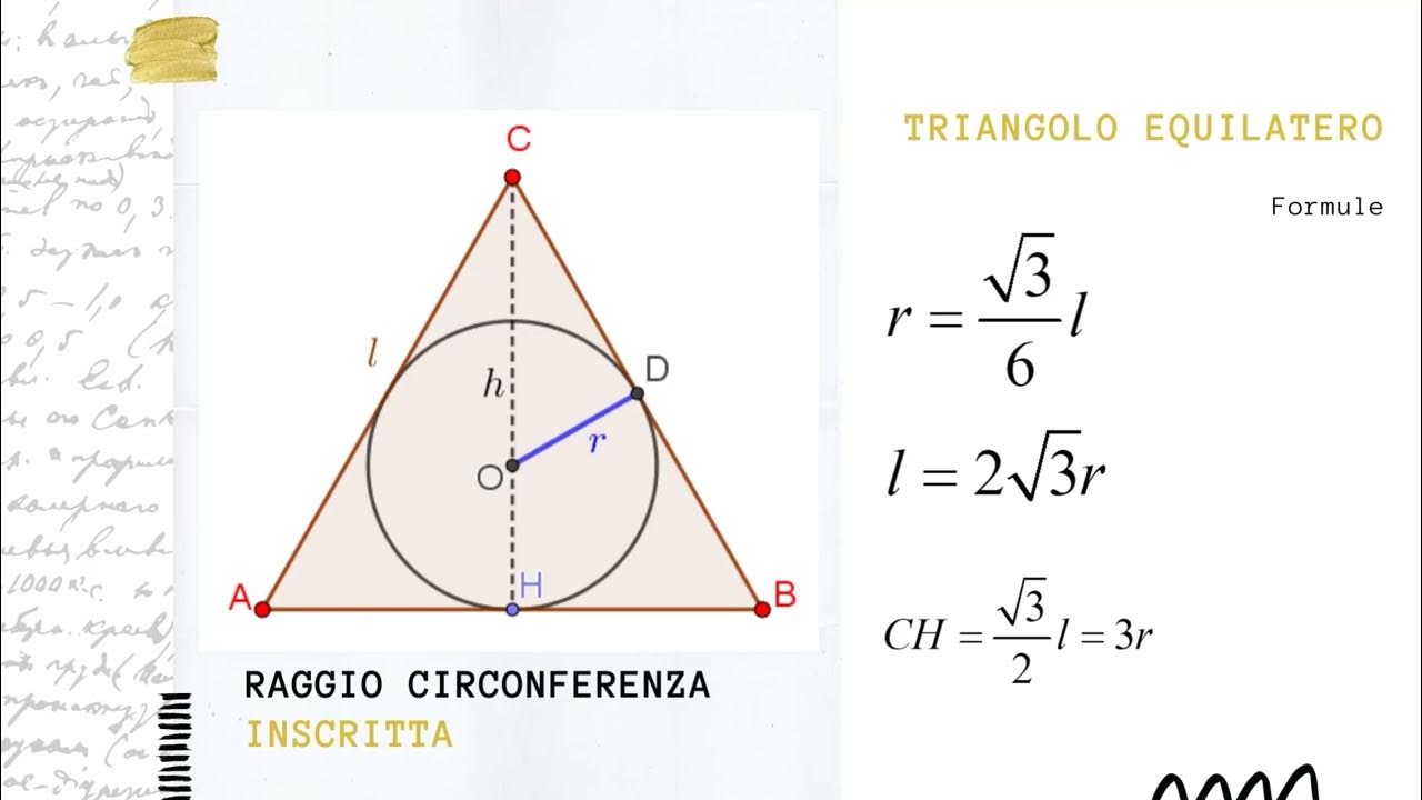 Raggio Per Raggio Per 3 14 Raggio della circonferenza circoscritta e inscritta in un triangolo