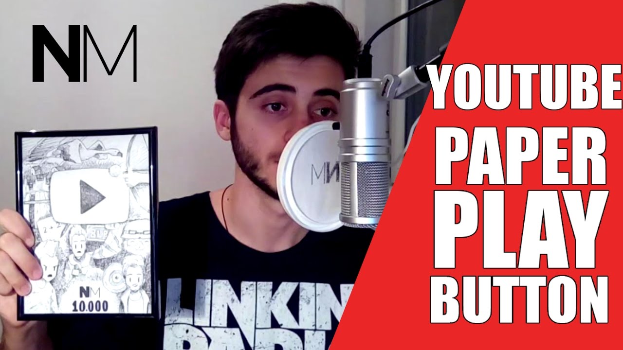 SPECIAL 10.000 ABONATI (PAPER PLAY BUTTON + FACE REVEAL) - YouTube