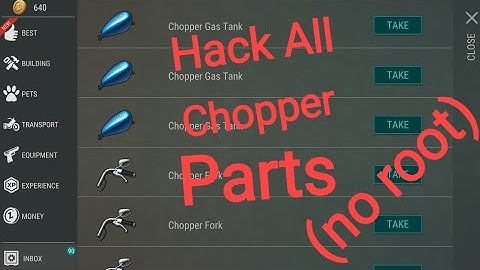 How to get gas tank in last day on earth | hack all chopper parts|no root #ldoe #game #guardian