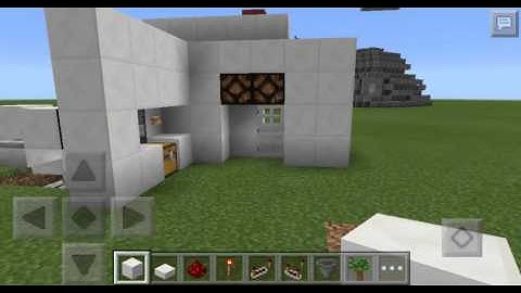 Minecraft PE Key Door with Security System Showcase