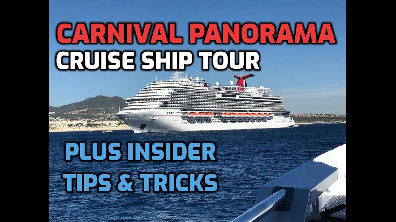 carnival panorama cruise tips