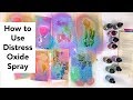 How to use Distress Oxide Spray