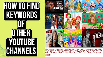 How to Find Keywords of other YouTube Channels
