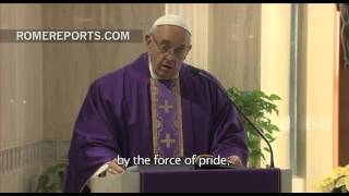 Pope Francis about John the Baptist: “He was not diminished by pride”