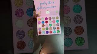 Best Glitter Eyeshadow palette Unboxing unboxingshorts shorts trending viral