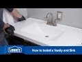 How To Install a Bathroom Vanity