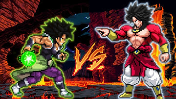 Broly DBS(New) VS Broly SSJ4 Limit Breaker in Jump Force Mugen