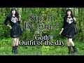 Goth Outfit of the day - Sun in Belgium - April 2018