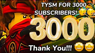 Sing For The Moment - Kai Ninjago Edit - 3000 Subscribers Special