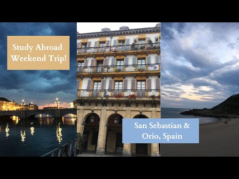 Study Abroad Weekend Trip | San Sebastian & Orio, Spain